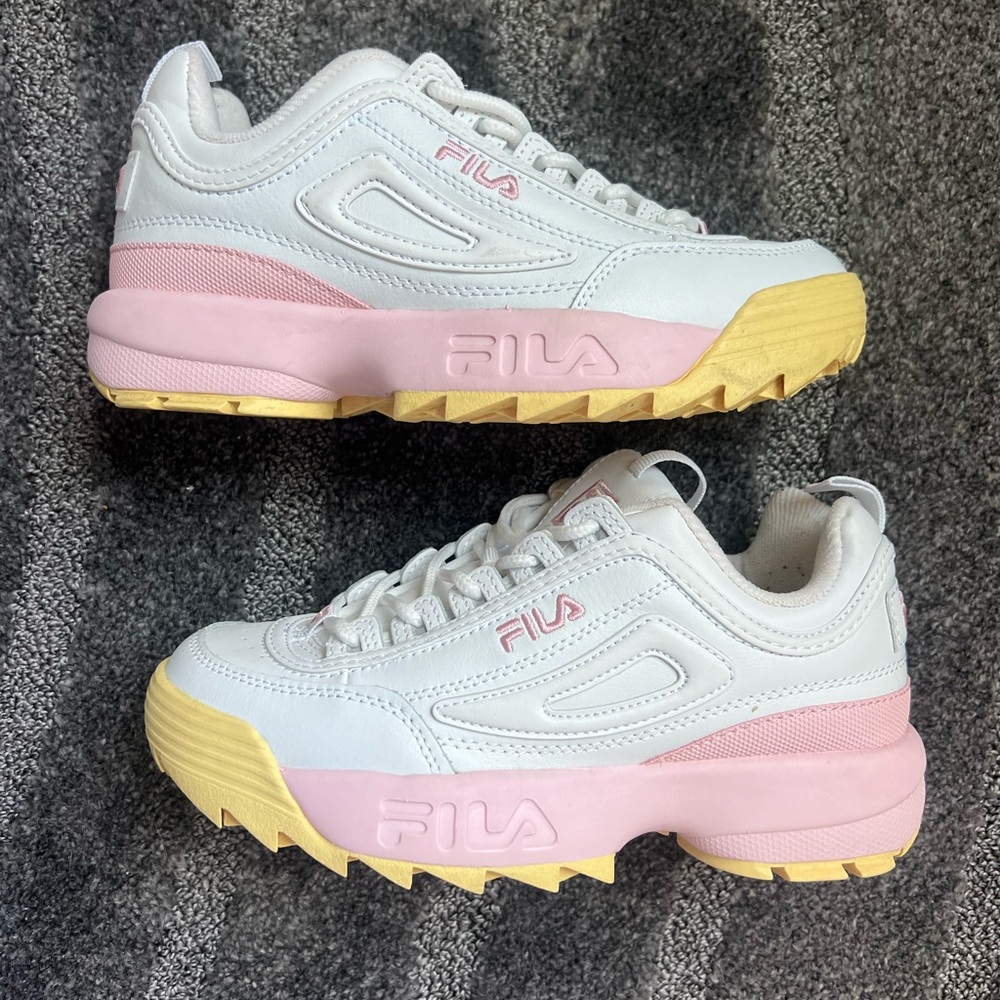 Women’s Disruptor 2 Premium “White Pink Banana” - US 6.5